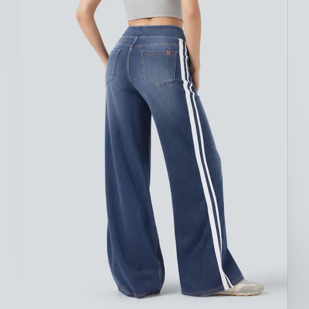 New Halara Wide Leg Jeans Size XL - Picture 2 of 12
